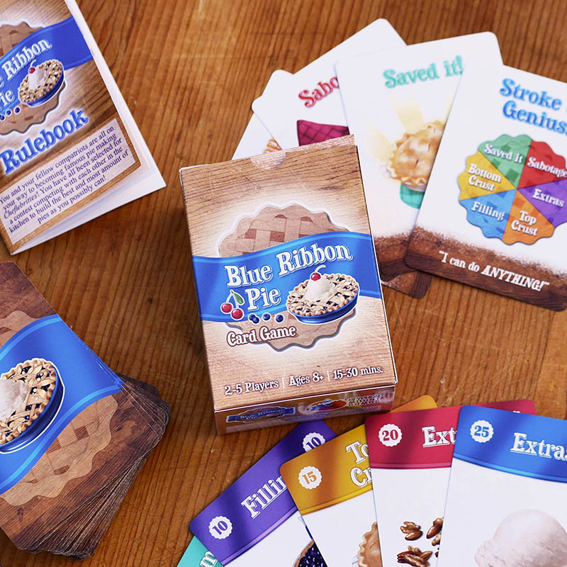 Blue Ribbon Pie card game photo